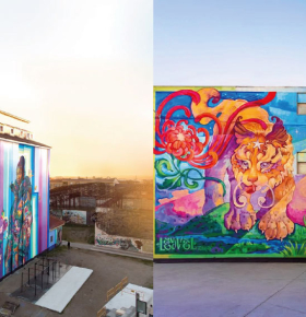 Dos murales de tkrom pinturas optan a mejor mural del mundo 