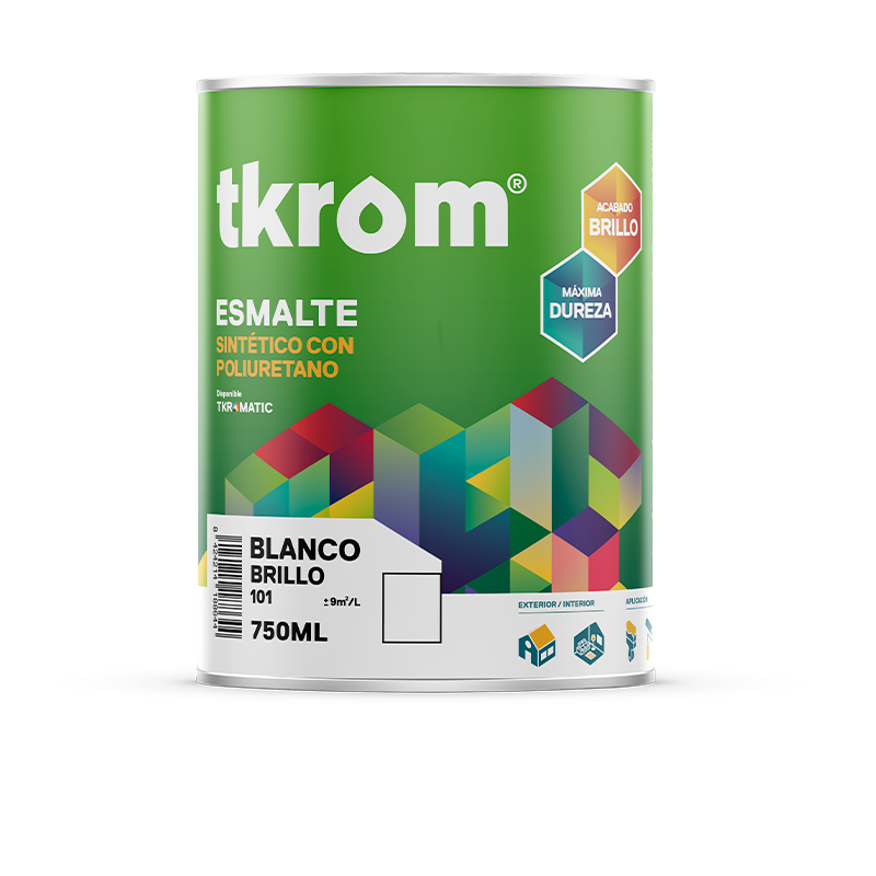 ESMALTE SINTÉTICO CON PU BRILLO 