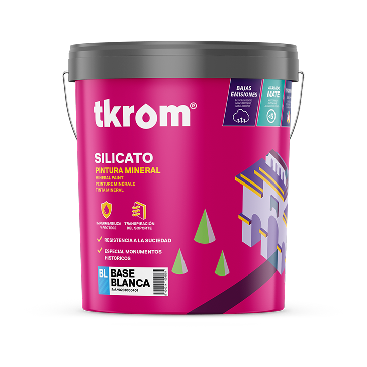 PINTURA AL SILICATO TKROM SIL
